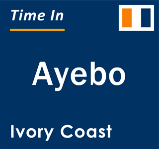 Current local time in Ayebo, Ivory Coast