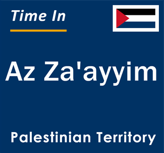 Current local time in Az Za'ayyim, Palestinian Territory