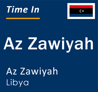 Current local time in Az Zawiyah, Az Zawiyah, Libya