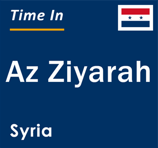 Current local time in Az Ziyarah, Syria