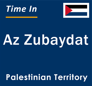 Current local time in Az Zubaydat, Palestinian Territory