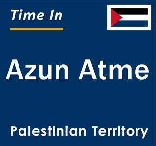 Current local time in Azun Atme, Palestinian Territory