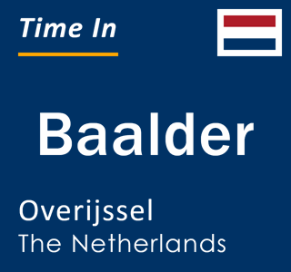 Current local time in Baalder, Overijssel, The Netherlands