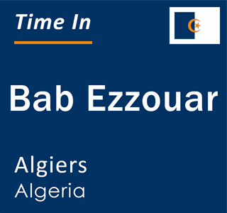 Current local time in Bab Ezzouar, Algiers, Algeria