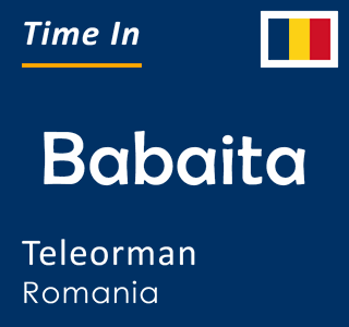 Current time in Babaita, Teleorman, Romania