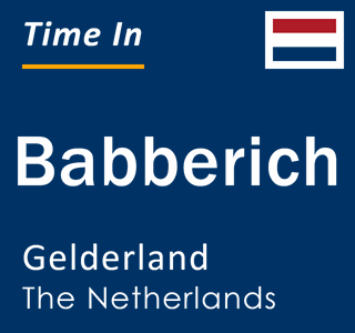 Current local time in Babberich, Gelderland, The Netherlands