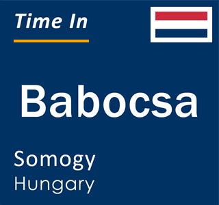 Current local time in Babocsa, Somogy, Hungary