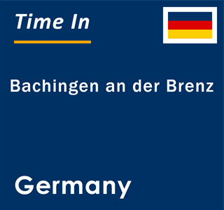 Current local time in Bachingen an der Brenz, Germany