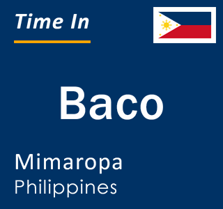 Current local time in Baco, Mimaropa, Philippines