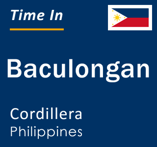 Current local time in Baculongan, Cordillera, Philippines