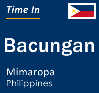 Current local time in Bacungan, Mimaropa, Philippines