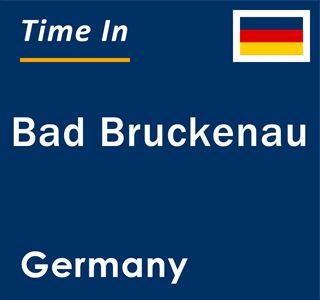 Current local time in Bad Bruckenau, Germany