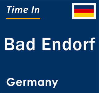 Current local time in Bad Endorf, Germany