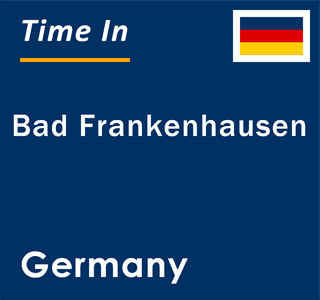 Current local time in Bad Frankenhausen, Germany