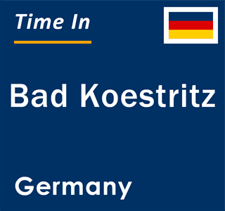 Current local time in Bad Koestritz, Germany