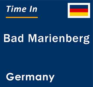 Current local time in Bad Marienberg, Germany