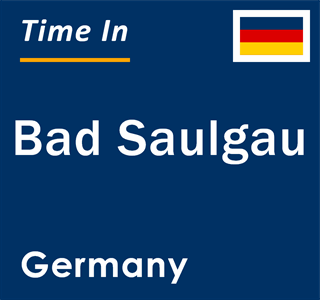 Current local time in Bad Saulgau, Germany