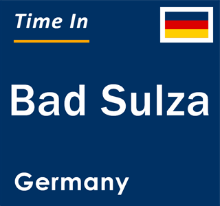 Current local time in Bad Sulza, Germany