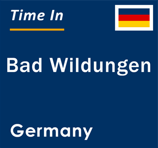 Current local time in Bad Wildungen, Germany