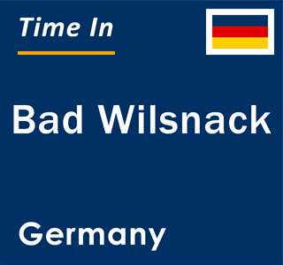 Current local time in Bad Wilsnack, Germany