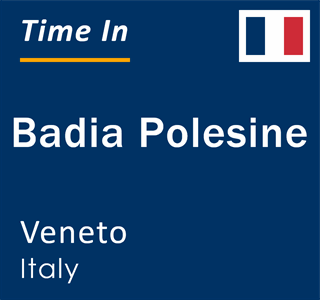 Current local time in Badia Polesine, Veneto, Italy