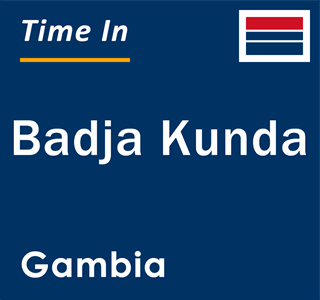 Current local time in Badja Kunda, Gambia