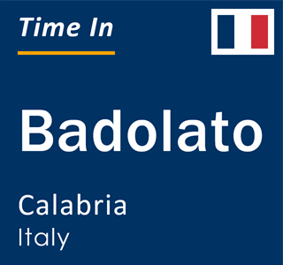 Current local time in Badolato, Calabria, Italy