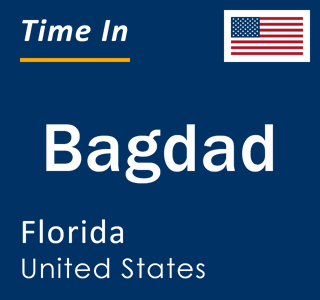 Current local time in Bagdad, Florida, United States