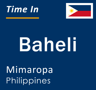 Current local time in Baheli, Mimaropa, Philippines