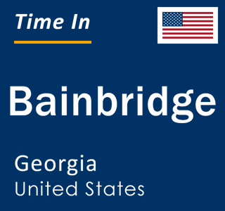 Current local time in Bainbridge, Georgia, United States