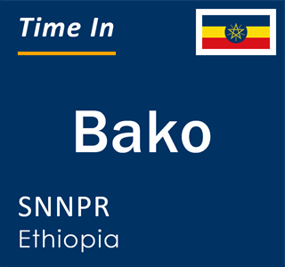 Current local time in Bako, SNNPR, Ethiopia
