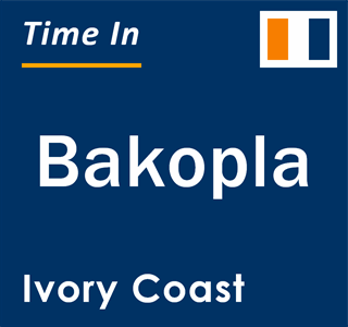 Current local time in Bakopla, Ivory Coast