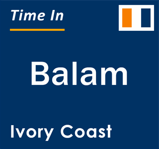 Current local time in Balam, Ivory Coast