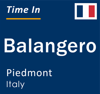 Current local time in Balangero, Piedmont, Italy