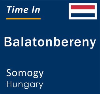 Current local time in Balatonbereny, Somogy, Hungary