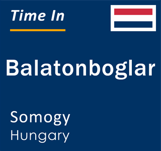 Current local time in Balatonboglar, Somogy, Hungary