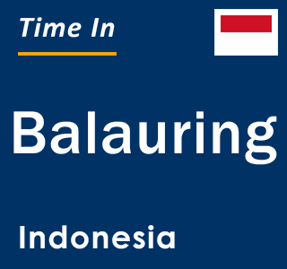 Current local time in Balauring, Indonesia