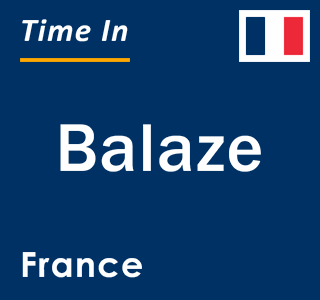 Current local time in Balaze, France