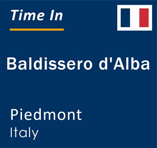 Current local time in Baldissero d'Alba, Piedmont, Italy