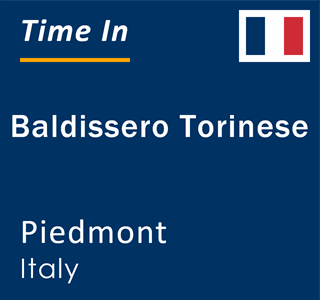 Current local time in Baldissero Torinese, Piedmont, Italy