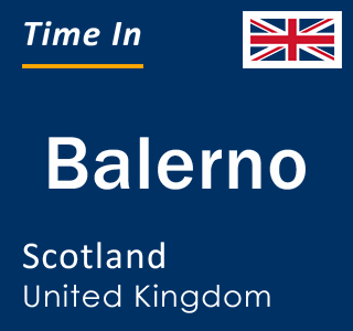 Current local time in Balerno, Scotland, United Kingdom