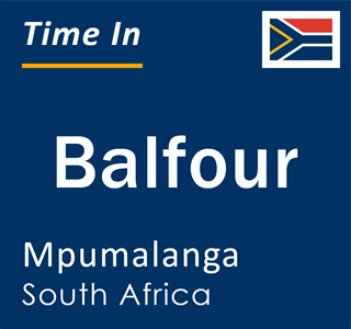 Current local time in Balfour, Mpumalanga, South Africa
