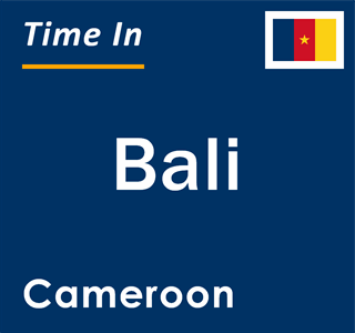 Current local time in Bali, Cameroon