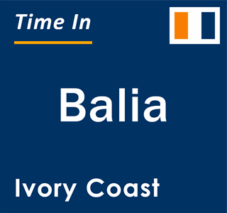 Current local time in Balia, Ivory Coast