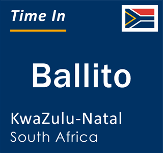 Current local time in Ballito, KwaZulu-Natal, South Africa