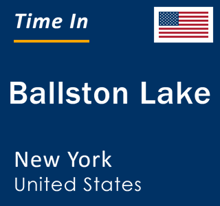 Current local time in Ballston Lake, New York, United States