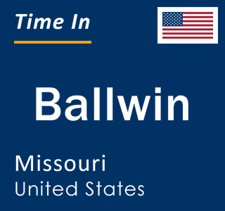 Current local time in Ballwin, Missouri, United States