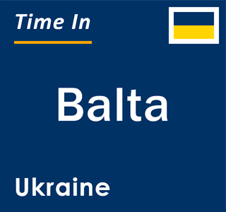 Current local time in Balta, Ukraine