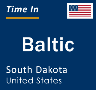 Current local time in Baltic, South Dakota, United States