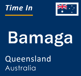 Current local time in Bamaga, Queensland, Australia